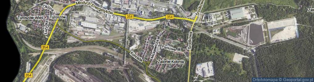 Zdjęcie satelitarne Mickiewicza Adama ul.