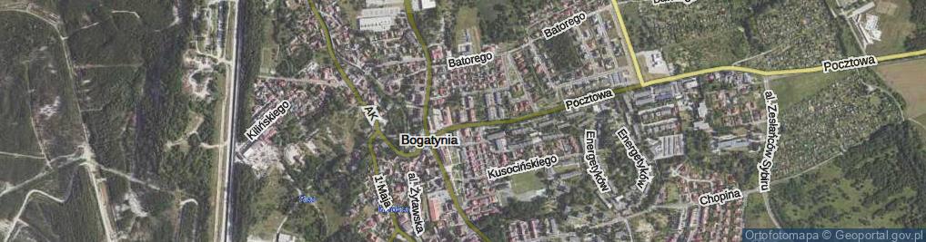 Zdjęcie satelitarne Mieszka I ul.