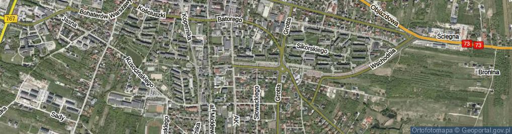 Zdjęcie satelitarne Miodowicza Konstantego ul.