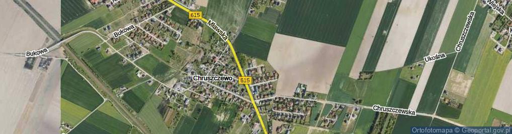 Zdjęcie satelitarne Miła ul.