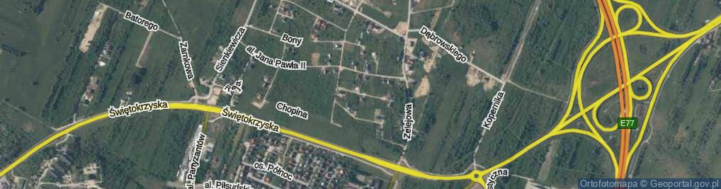 Zdjęcie satelitarne Mickiewicza Adama ul.