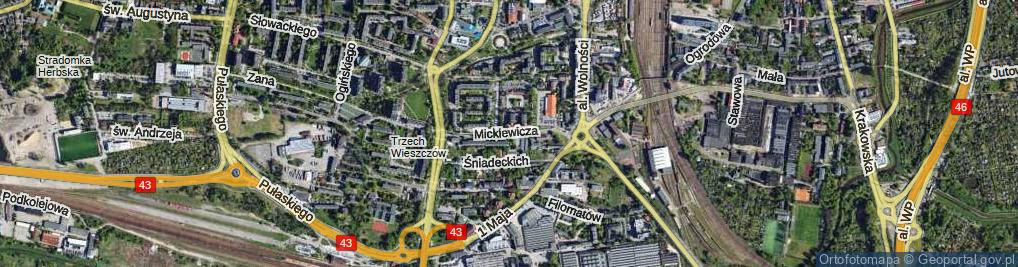 Zdjęcie satelitarne Mickiewicza Adama ul.