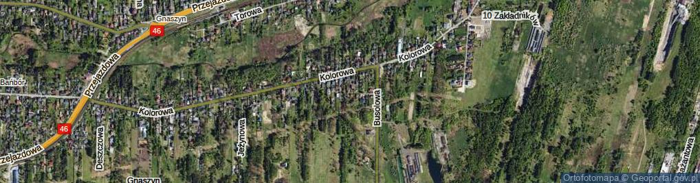 Zdjęcie satelitarne Miniowa ul.