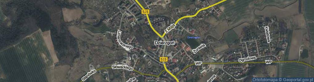 Zdjęcie satelitarne Mickiewicza Adama ul.