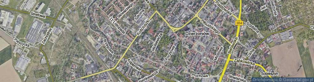 Zdjęcie satelitarne Mickiewicza Adama ul.