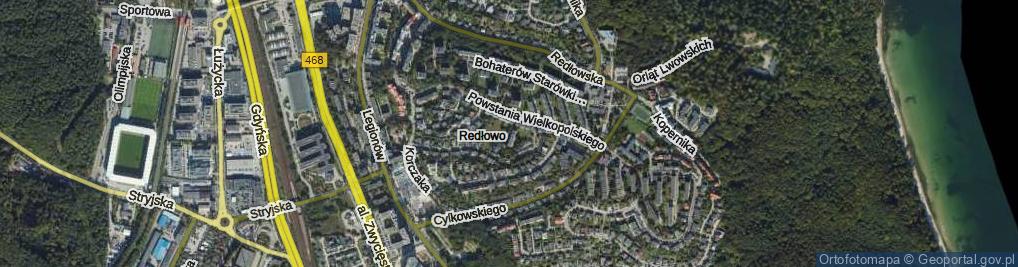 Zdjęcie satelitarne Miłosza Czesława ul.