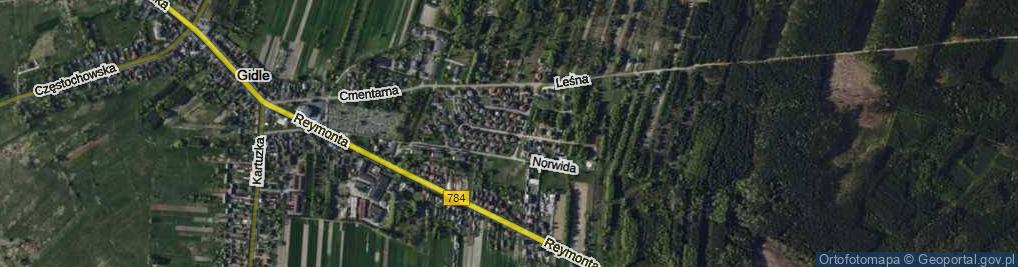 Zdjęcie satelitarne Mickiewicza Adama ul.