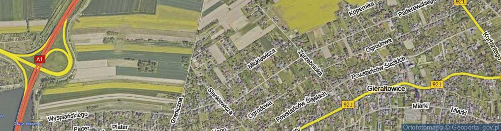 Zdjęcie satelitarne Mickiewicza Adama ul.