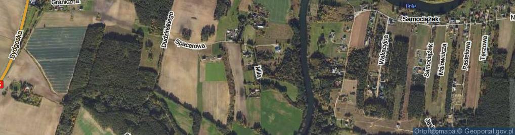 Zdjęcie satelitarne Miła ul.