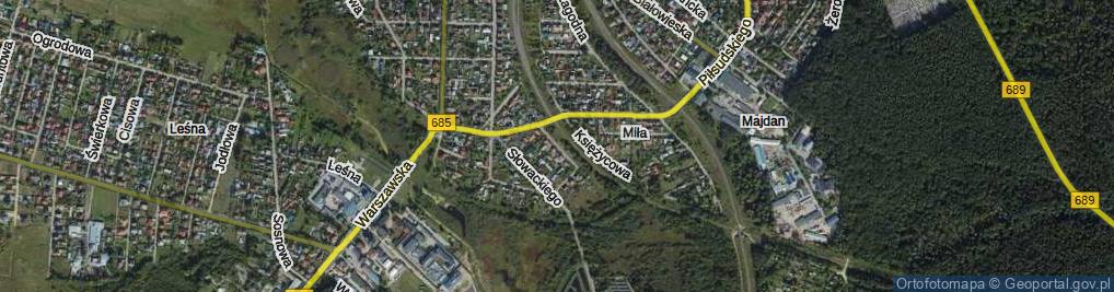 Zdjęcie satelitarne Mickiewicza Adama ul.