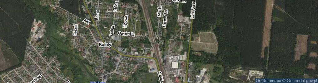 Zdjęcie satelitarne Miarki ul.