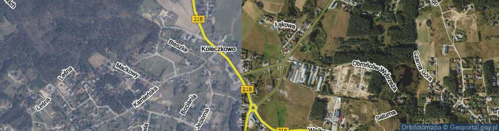 Zdjęcie satelitarne Miętowa ul.