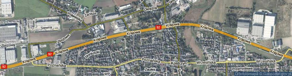 Zdjęcie satelitarne Miklaszewskiego Ludwika ul.