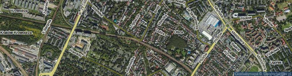 Zdjęcie satelitarne Mieszka I ul.