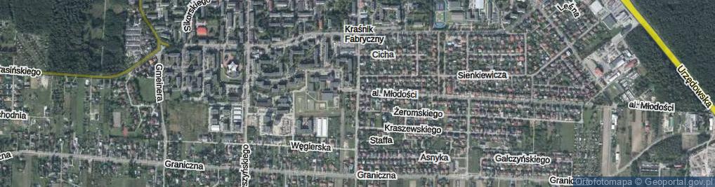 Zdjęcie satelitarne Mickiewicza Adama ul.