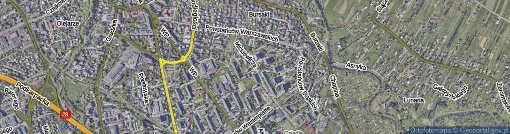 Zdjęcie satelitarne Mickiewicza Adama ul.