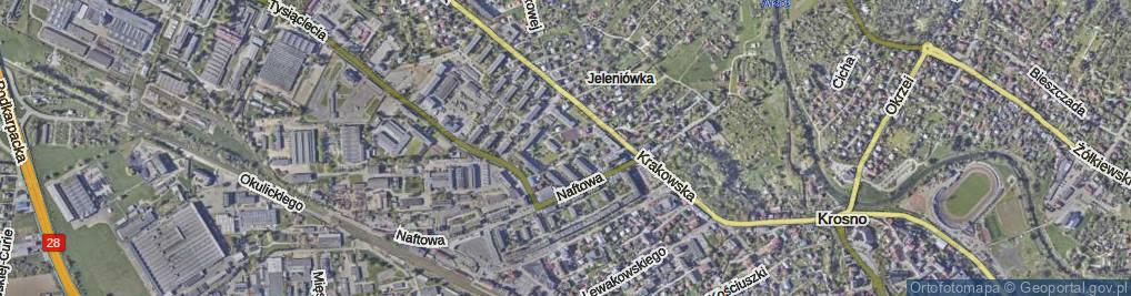 Zdjęcie satelitarne Mirandoli Pika ul.