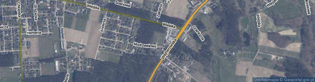 Zdjęcie satelitarne Miodowa ul.