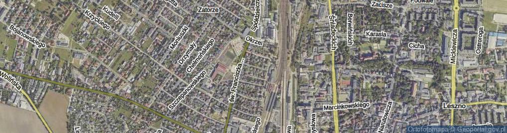 Zdjęcie satelitarne Mikołajczyka Stanisława ul.