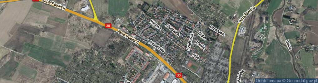 Zdjęcie satelitarne Miodowa ul.