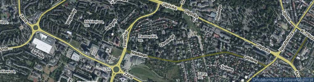 Zdjęcie satelitarne Mieszka I ul.