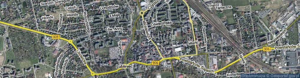 Zdjęcie satelitarne Mickiewicza Adama ul.