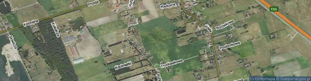 Zdjęcie satelitarne Miętowa ul.