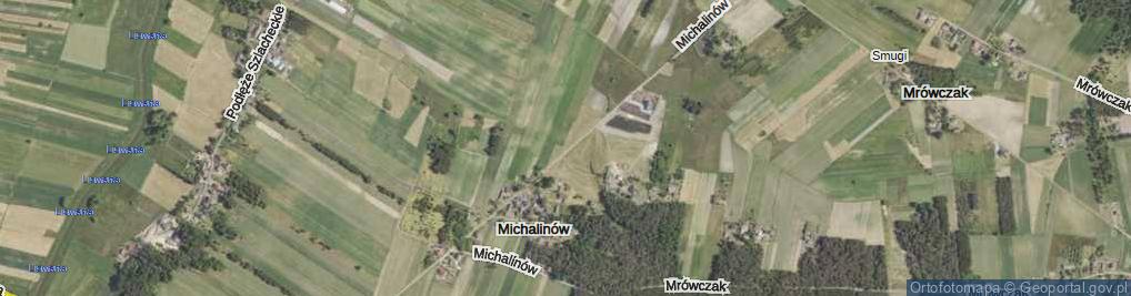 Zdjęcie satelitarne Michalinów ul.