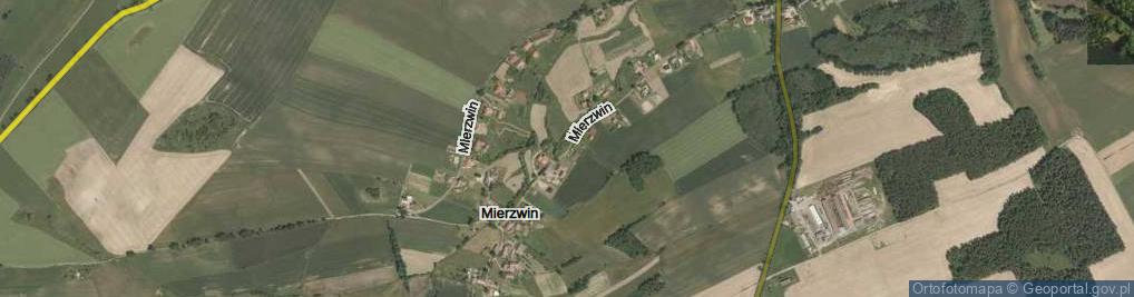 Zdjęcie satelitarne Mierzwin ul.