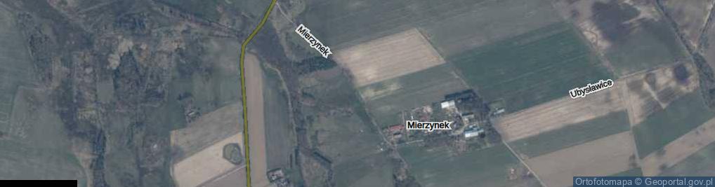 Zdjęcie satelitarne Mierzynek ul.