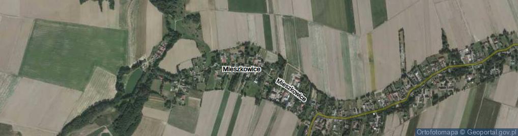 Zdjęcie satelitarne Mieszkowice ul.