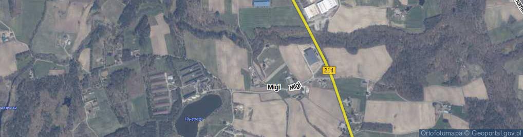 Zdjęcie satelitarne Migi ul.