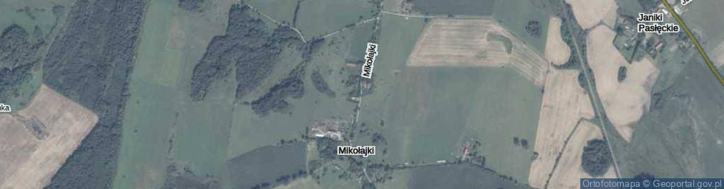 Zdjęcie satelitarne Mikołajki ul.