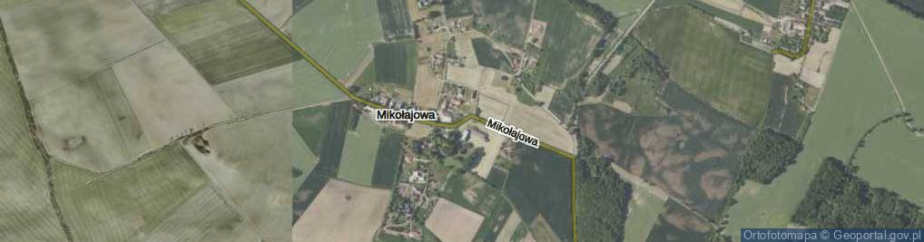 Zdjęcie satelitarne Mikołajowa ul.