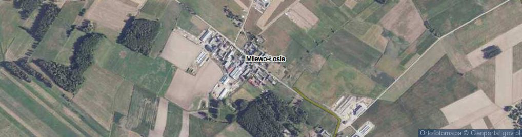 Zdjęcie satelitarne Milewo-Łosie ul.