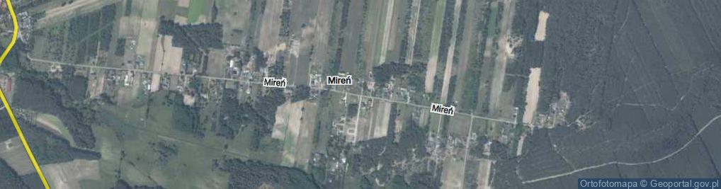 Zdjęcie satelitarne Mireń ul.
