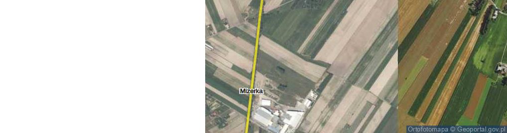Zdjęcie satelitarne Mizerka ul.