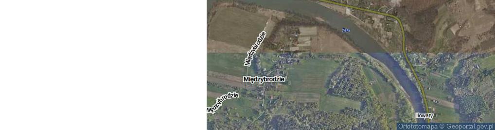 Zdjęcie satelitarne Międzybrodzie ul.
