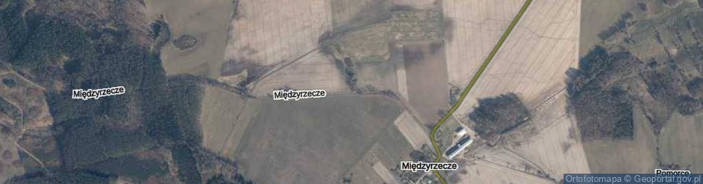 Zdjęcie satelitarne Międzyrzecze ul.
