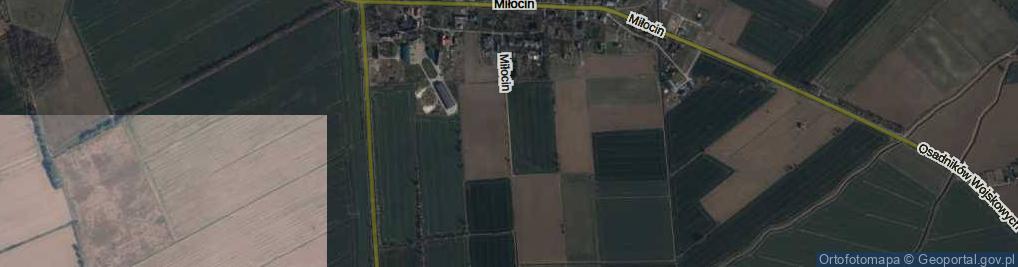 Zdjęcie satelitarne Miłocin ul.