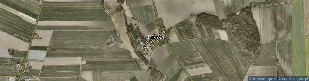 Zdjęcie satelitarne Miłonów ul.