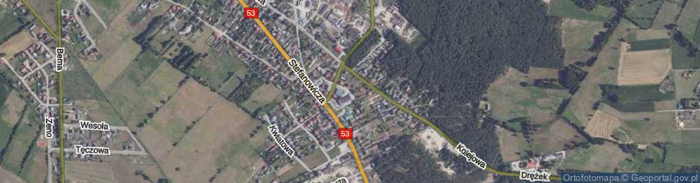 Zdjęcie satelitarne Miodowa ul.