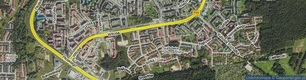 Zdjęcie satelitarne Misia Uszatka ul.