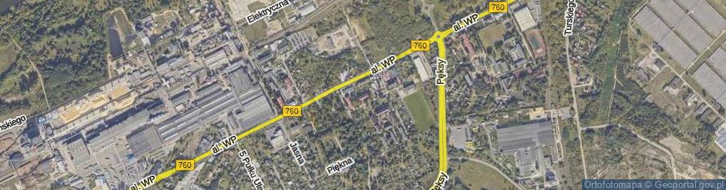 Zdjęcie satelitarne Mieszka I ul.