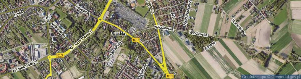 Zdjęcie satelitarne Miodowa ul.