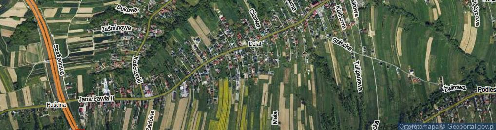 Zdjęcie satelitarne Miodowa ul.