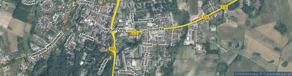 Zdjęcie satelitarne Mieszka I ul.