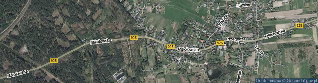 Zdjęcie satelitarne Mikołowska ul.