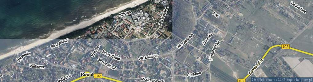 Zdjęcie satelitarne Mieszka I ul.