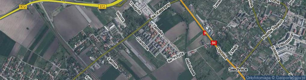 Zdjęcie satelitarne Mieszczańska ul.